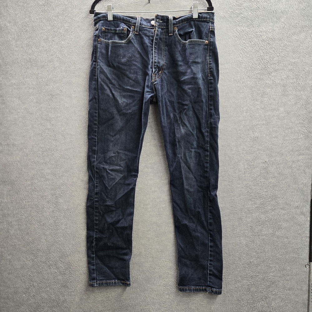 Levi's 510 Men Jeans 34X30 Blue Denim Skinny Fit 28" Inseam